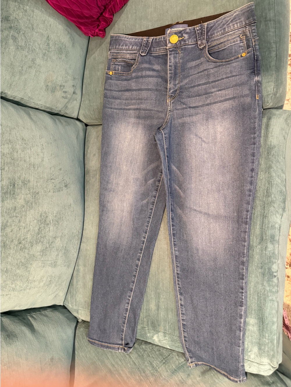 Democracy Light Blue Straight Leg Jeans